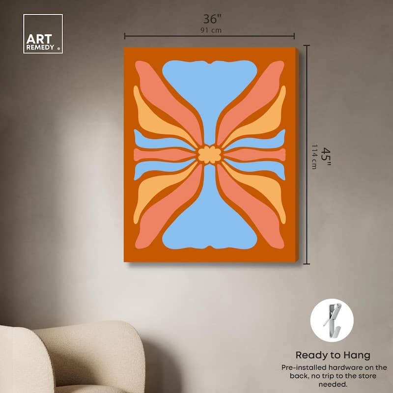 Conception de Fleurs Canvas by Art Remedy, Gallery Wrapped