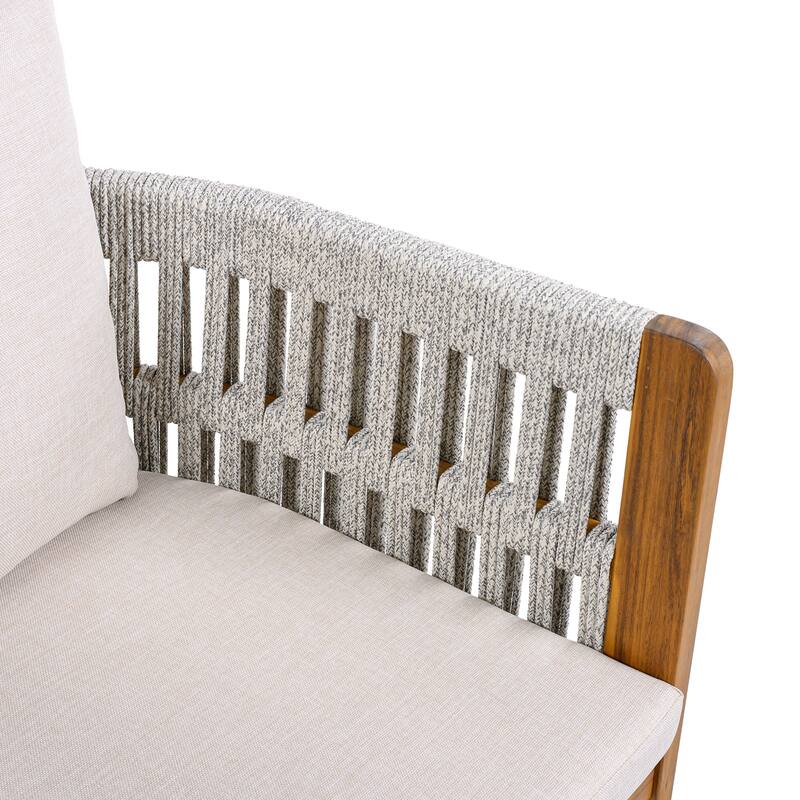 Christopher Knight Home - Isolde Acacia Wood Outdoor Dining Chair（Set of 2）