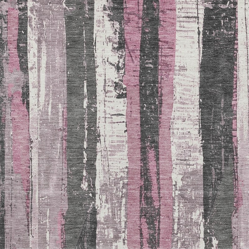 HomeRoots Striped Transitional Rectangle Outdoor Rug