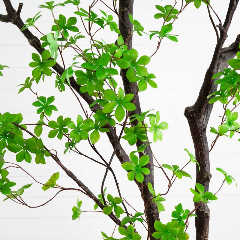 10' Artificial Minimalist Enkianthus Tree - Green