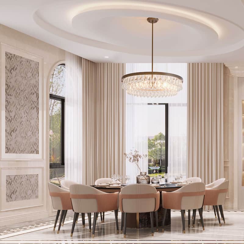 Viviana Crystal 6-light Chandelier