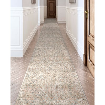 Custom Size Runner Asha Anya Vintage Tribal Hallway Stair Rug