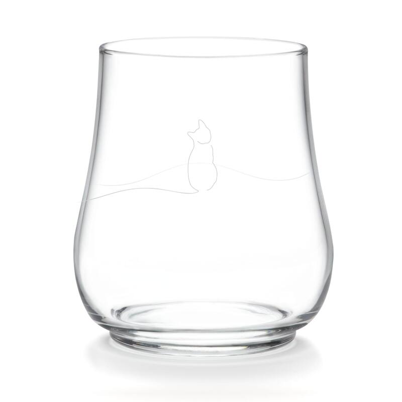 Libbey Modern Pets Meow All-Purpose Glasses, 17-ounce, Set of 4 - Set of 4