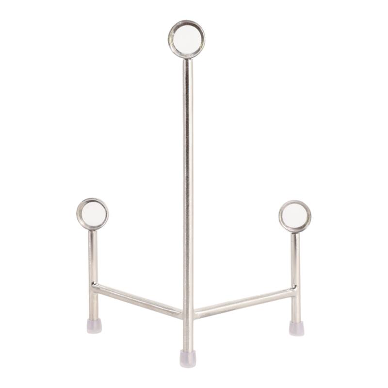 Stylish Metal and Acrylic Easel Stand Decorative Object
