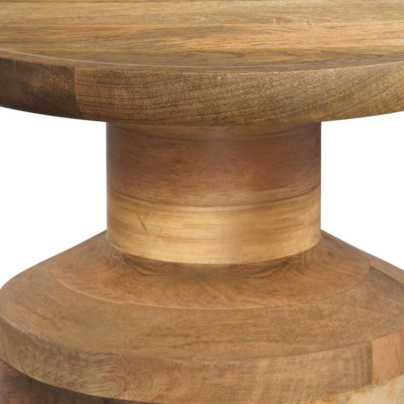 WYNDENHALL Norbury 16 inch Wide Solid Mango Boho Accent Table & Assembled