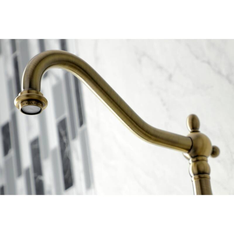 Kingston Brass Duchess 1.8 GPM Wall Mounted Bridge Kitchen Faucet -
