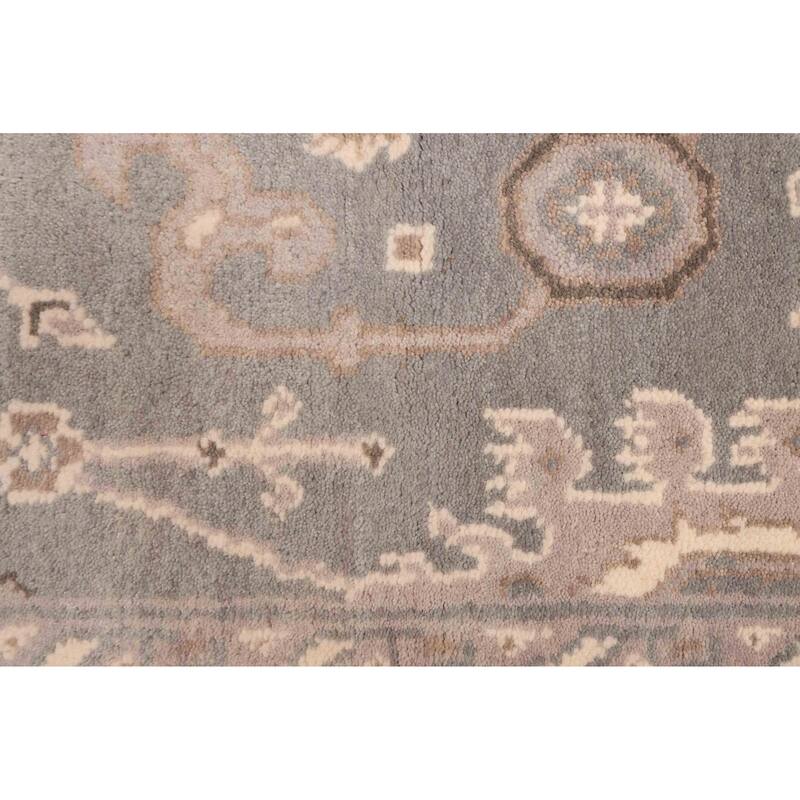 ECARPETGALLERY Hand-knotted Royal Oushak Grey Wool Rug - 5'0 x 8'1