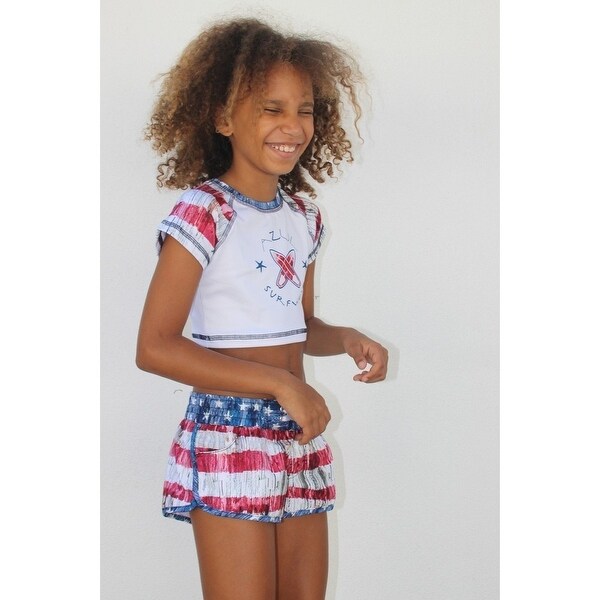 Azul RED School of Fish Rashguard