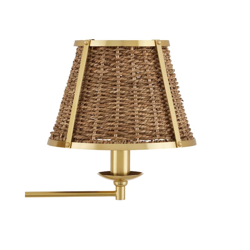Currey & Company Deauville Desk Lamp - 25"h x 26"w x 9.75"d