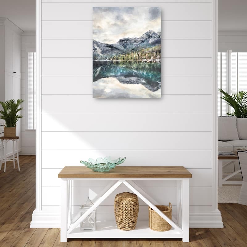 Lake Reflections By Studio Arts Canvas Art Print