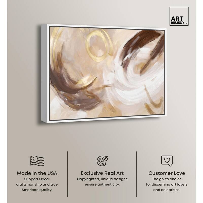 Dreamy Swirls II Canvas by Art Remedy