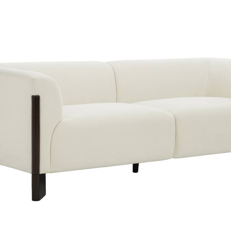 81" Modern Deep Seat Tuxedo Arms Sofa for Living Room