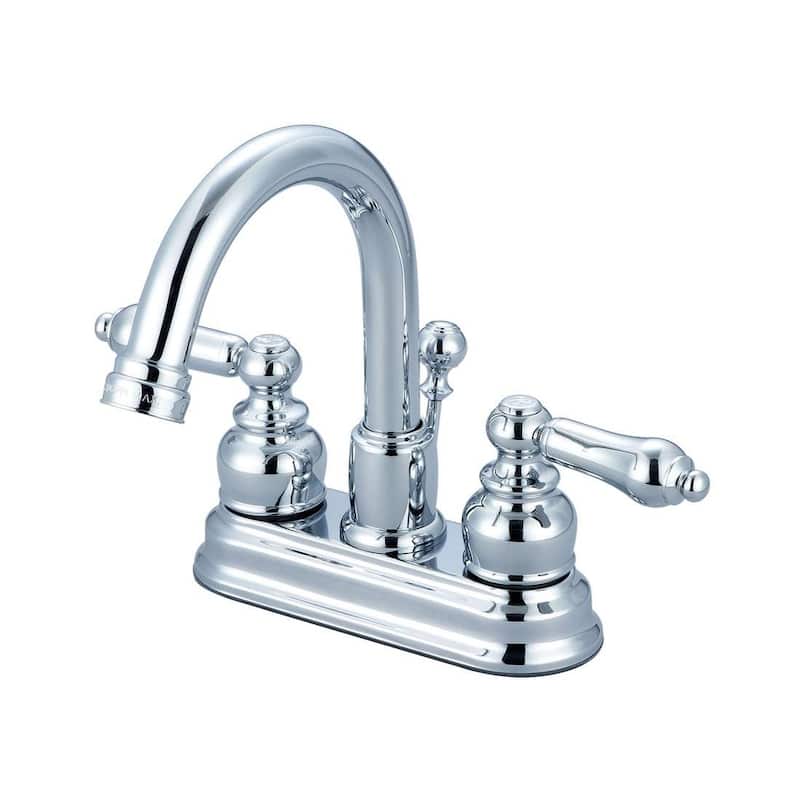 Brentwood 2 Handle Bath Faucet with Metal Handle Levers - 7'6" x 9'6"