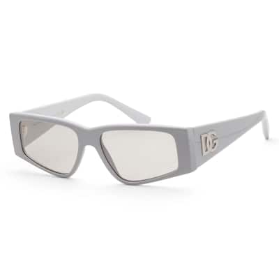 Dolce & Gabbana Men's 55mm Light Grey Sunglasses