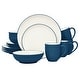 preview thumbnail 81 of 83, Noritake Colorwave 16-Piece Coupe Dinnerware Set, Service For 4 Blue