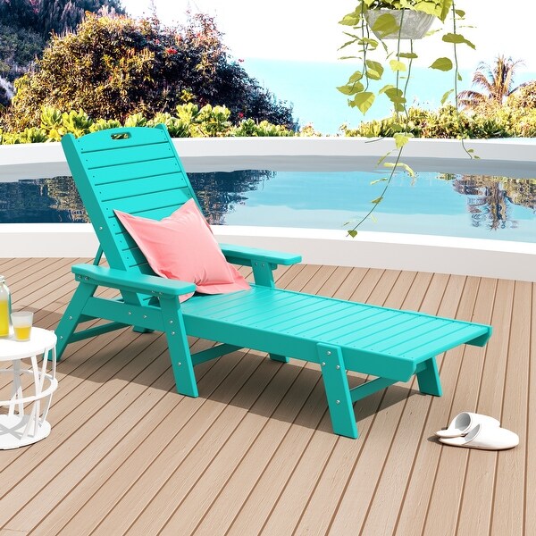 brown plastic pool lounge chairs