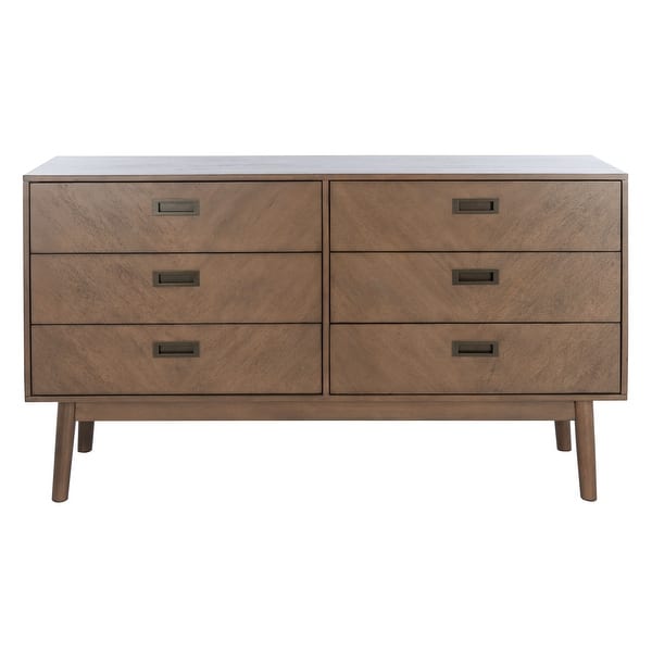 slide 2 of 19, SAFAVIEH Couture Donald 6-Drawer Dresser. Wheat