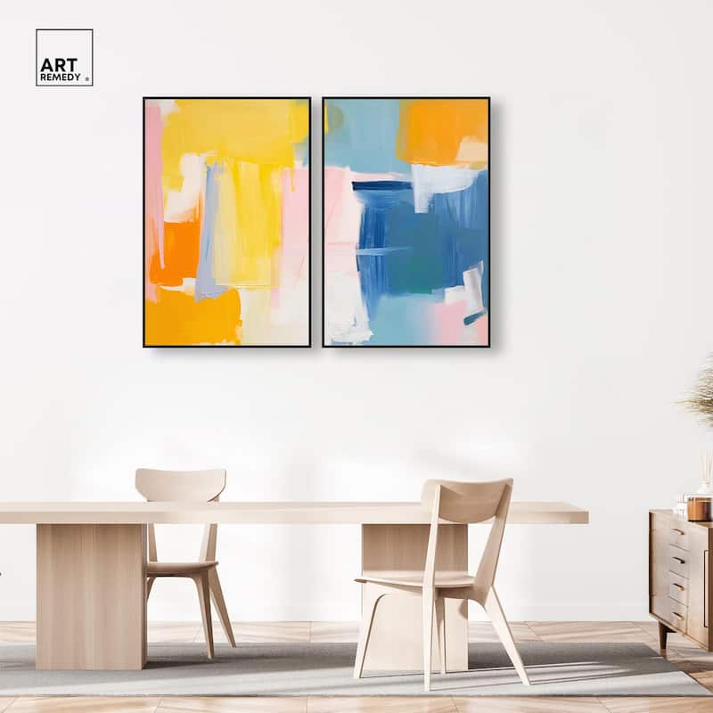 Skyward Radiance I Canvas Set of 2 by Art Remedy