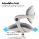 preview thumbnail 5 of 25, Ergonomic Kids Desk Chair with Rotating Footrest | Growing Office Chair with Adjustable Seat and Lumbar Support