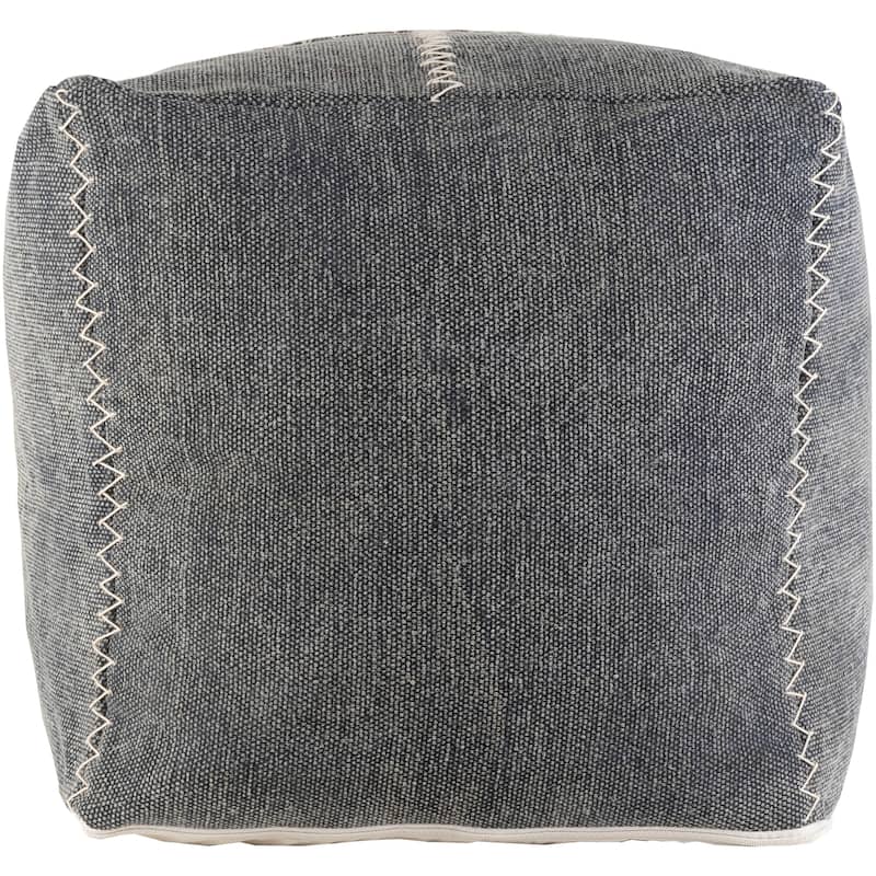 Ema Stitched Cottage Pouf