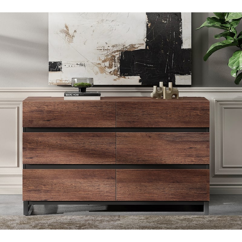 WAMPAT Modern TV Stand for TVs up to 110 inch, Entertainment Center with Drawers , Wood Media TV Console for Living Room