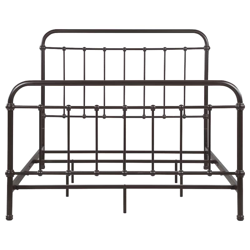 Livingston Metal Open Frame Bed Dark Bronze