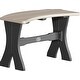 preview thumbnail 11 of 29, Poly Lumber Round Dining Table Set with 28" Benches