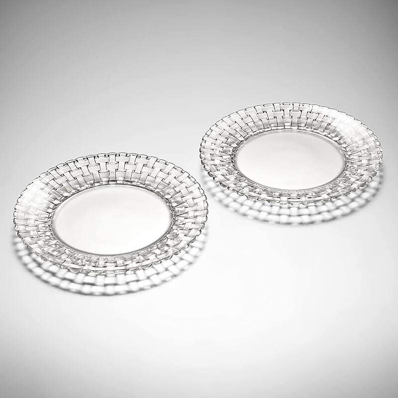 Nachtmann Set of 2 Bossa Nova Crystal Plates