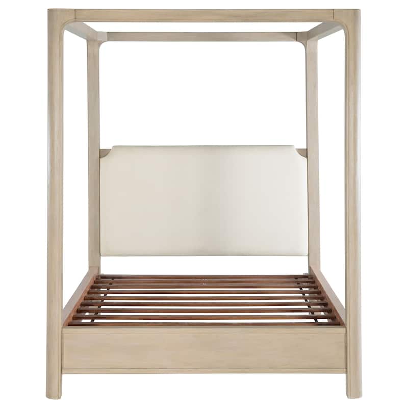 Solano 85-inch Canopy Bed Weathered Mango