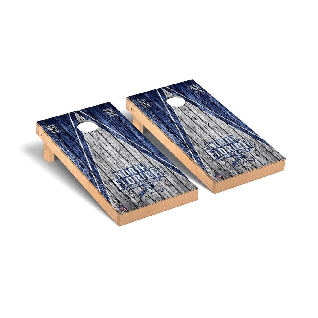 North Florida UNF Ospreys Weathered Cornhole Board Set