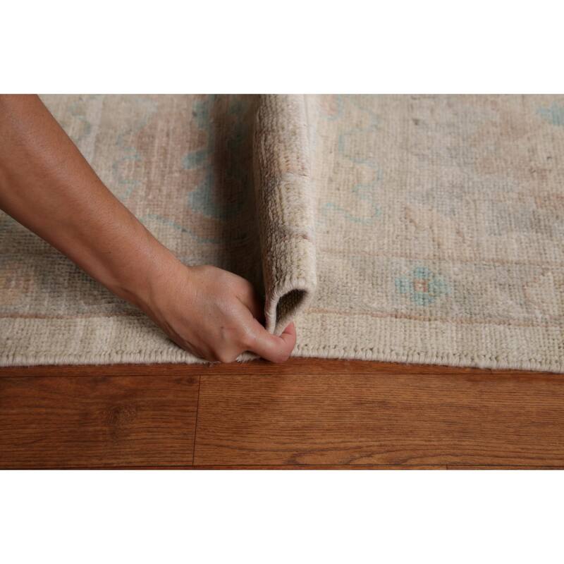 Vegetable Dye Oushak Rug Hand-knotted Wool Carpet - 8'3"x 10'0"