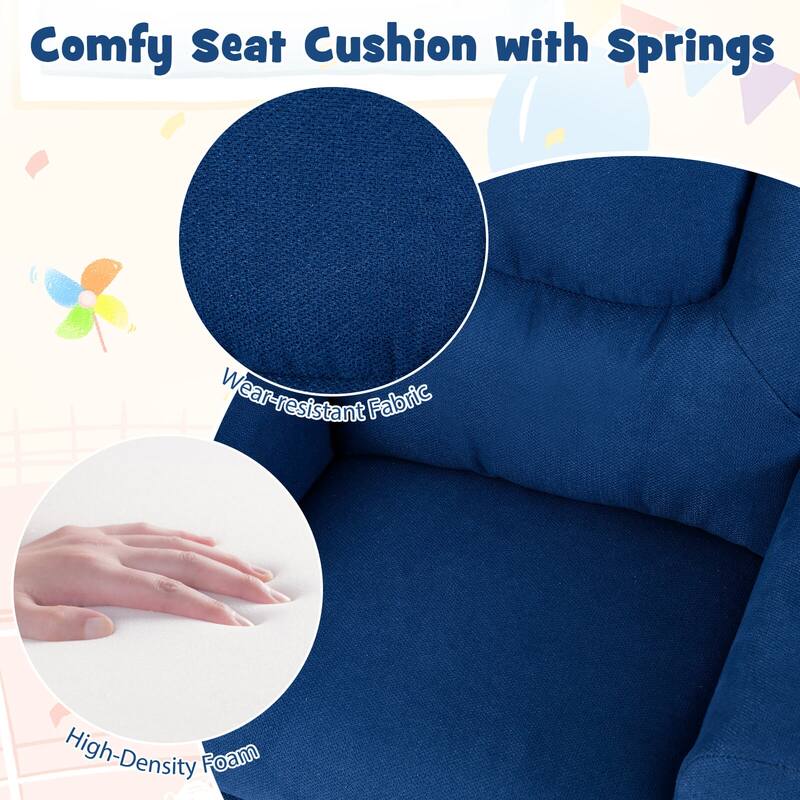 Costway Kids Recliner with Cup Holder with Adjustable Backrest &