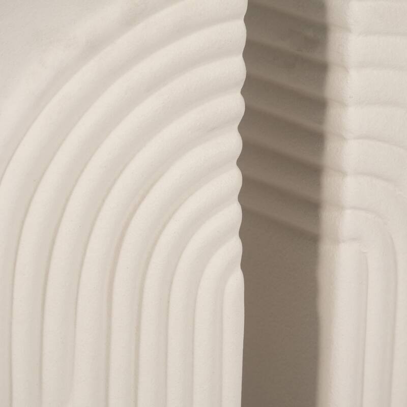 Sagebrook Home Modern Textured Set of 2 Arch Bookends - 13" x 4" x 10"