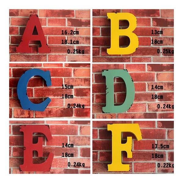 Shop America Vintage Letters Wall Hanging Decoration A Overstock 14447191