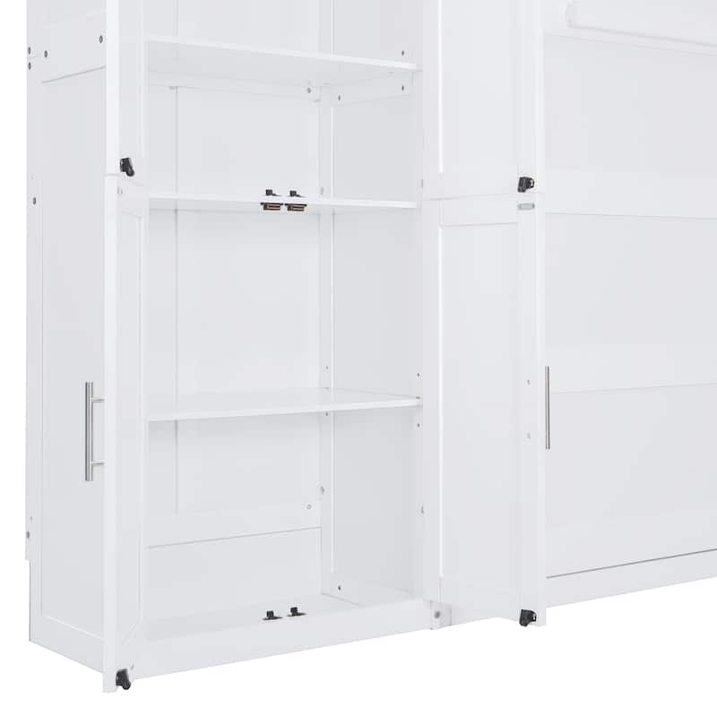Queen Murphy Bed with Cabinets