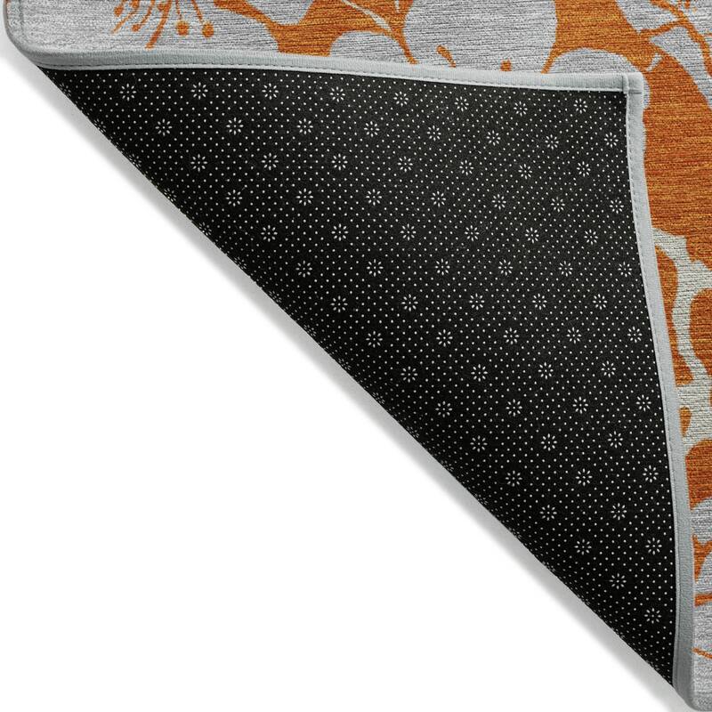 HomeRoots Floral Transitional Rectangle Outdoor Rug