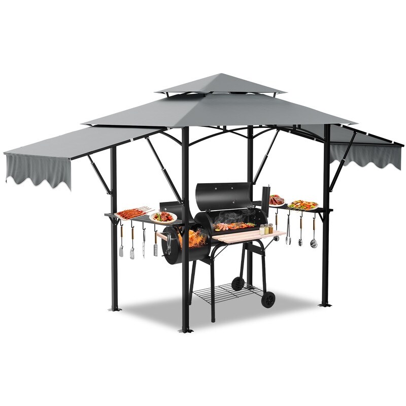 8'x5' Double Tiered Grill Gazebo Bed Bath Beyond 40122769