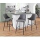 preview thumbnail 34 of 48, Silver Orchid Naldi Contemporary Black Counter Stool (Set of 2) - N/A