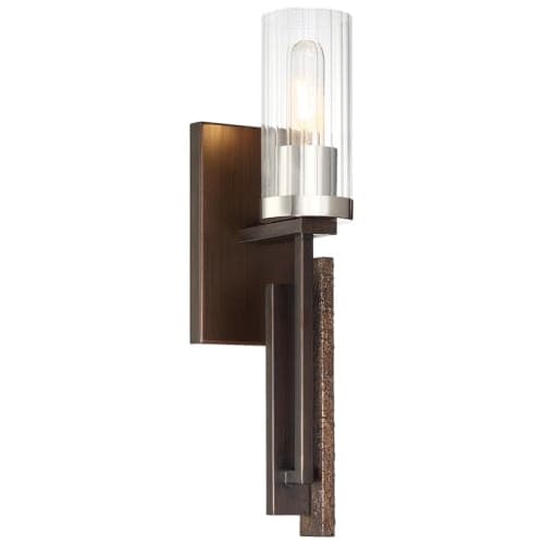 Minka Lavery 4600 Maddox Roe Single Light 18 Tall Wall Sconce With Minka Lavery 4600 Maddox Roe Single Light 18 Tall Wall Sconce With Fluted Gl Free Shipping Today 26755456