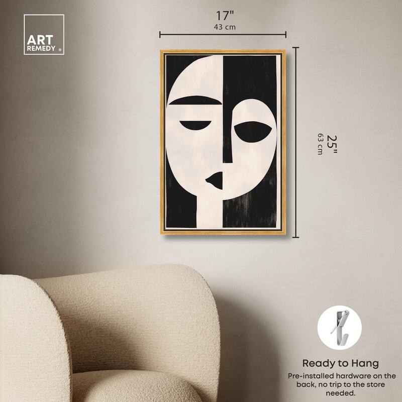 The Mask I Canvas by Art Remedy