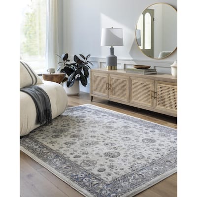 Livabliss Zidane Traditional Border Area Rug