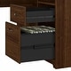 preview thumbnail 56 of 81, Cabot 60W L-Shaped Desk with Hutch and Storage by Bush Furniture