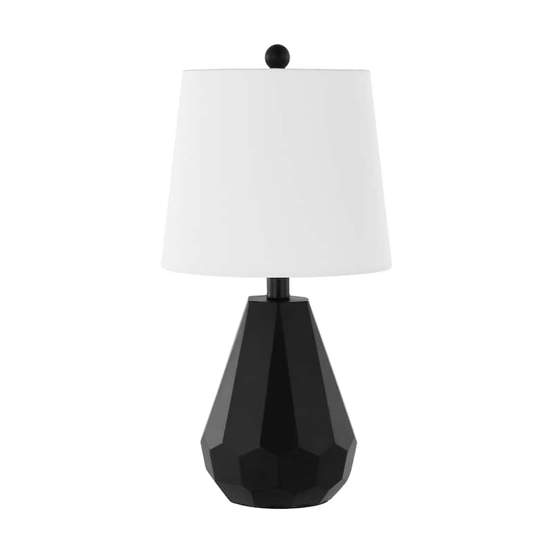 SAFAVIEH Lighting Bernhild 20" Modern & Contemporary Table Lamp - 10" W x 10" D x 20" H - 10Wx10Dx20H