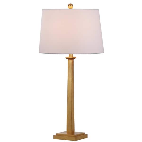 slide 2 of 12, SAFAVIEH Lighting Andino Gold 32-inch Table Lamp (Set of 2)