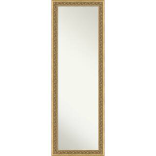 Carter Non-Beveled Framed Full-Length On the Door Mirror - Carter Dark Gold - 18 x 52 in