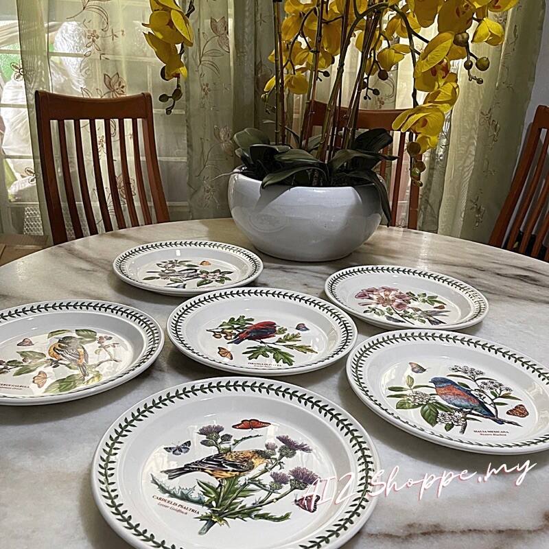 Portmeirion Botanic Garden Birds Dinner Plate