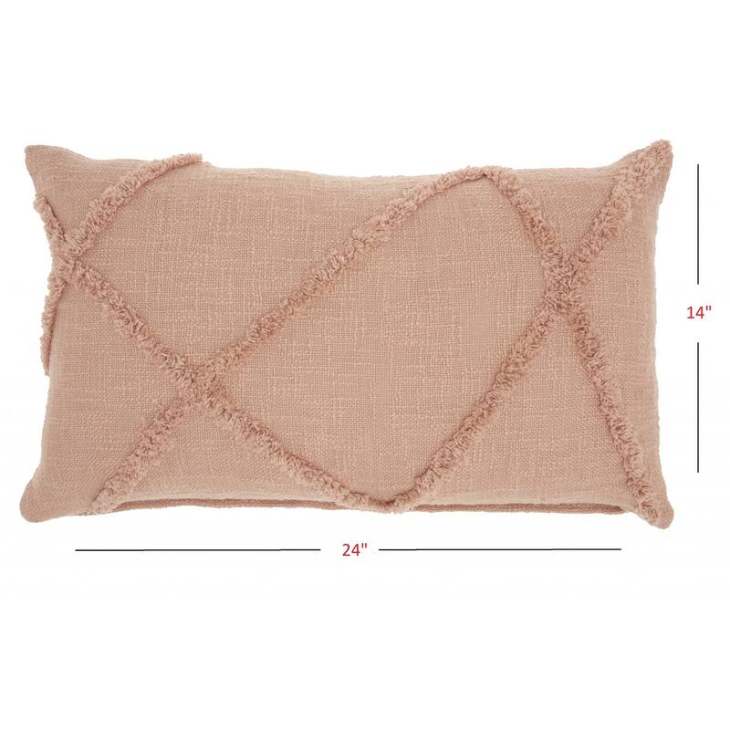 Royal Abstract Shaggy Detail Lumbar Pillow