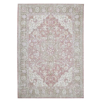 Power Loomed Distressed Area Rug - 2' x 3'