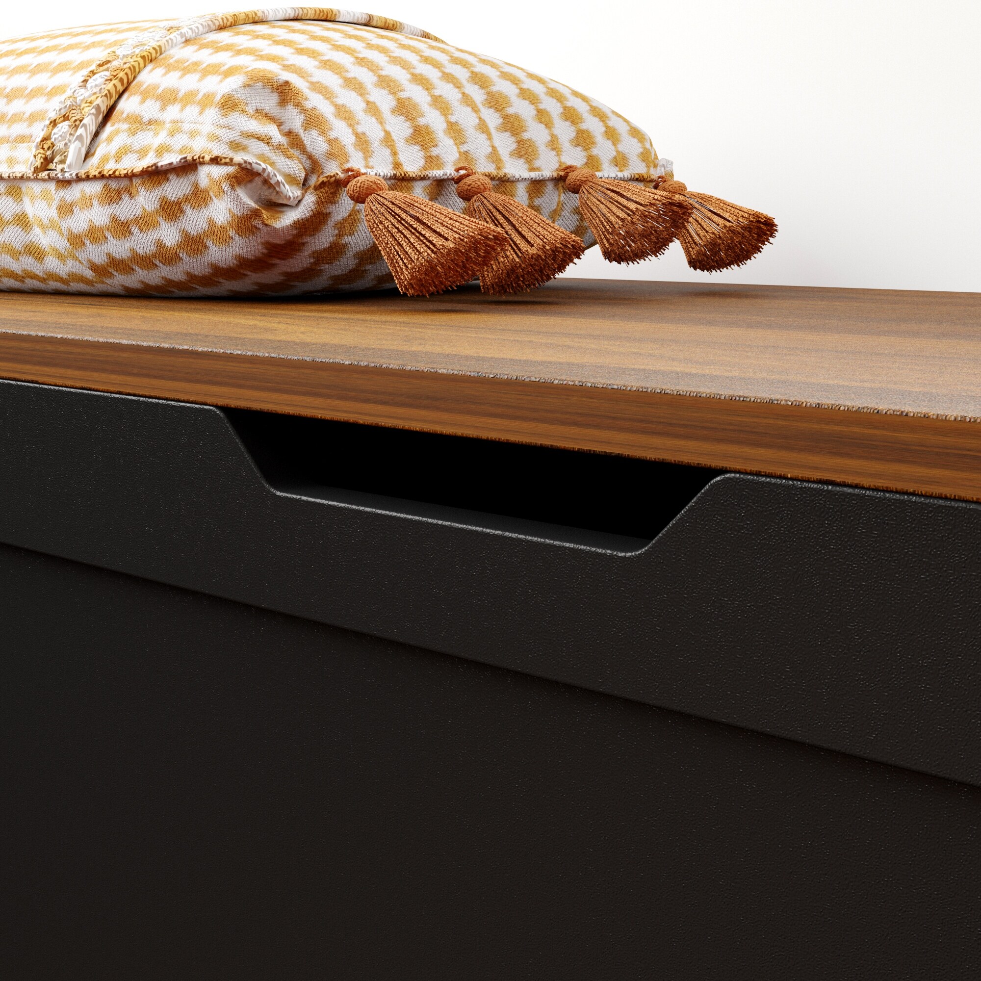 〆1/31 WHITE_WOOD_BENCH #1 Corner Entryway Bench w/Hidden Storage