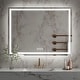 preview thumbnail 25 of 52, LED Bathroom Vanity Mirror Wall Mounted with Double Light Strip, 3-Color Dimmable, Anti-Fog, HD Tempered Glass, UL-Listed, ETL